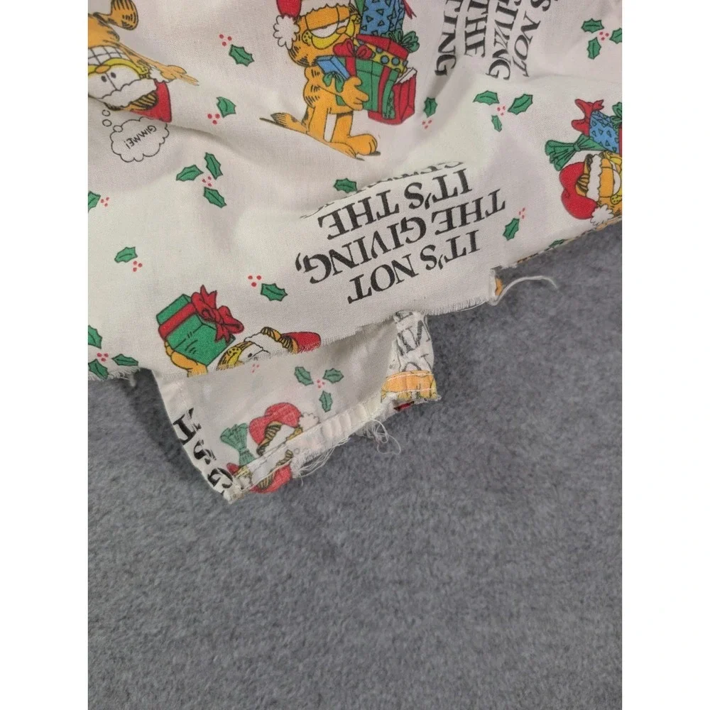 VTG Garfield Christmas Boxer Shorts 1978 Altered Skirt Collectible Waist Est 30